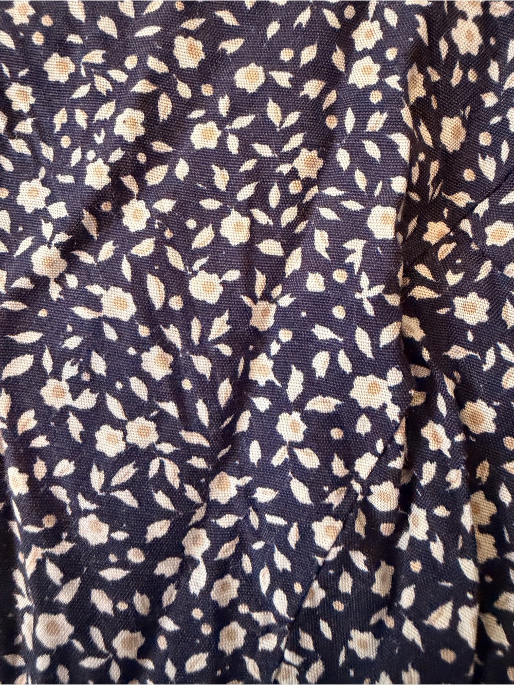 90s Rampage Navy Floral Button-Front Romper - Picture 5 of 5